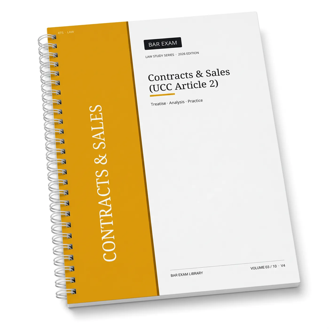 Contracts & Sales (UCC Article 2) volume cover